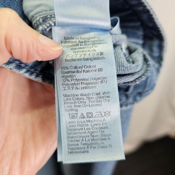 J. Crew Cropped Wide Leg Paperback Waist Jeans Size 28 - Picture 7 of 9